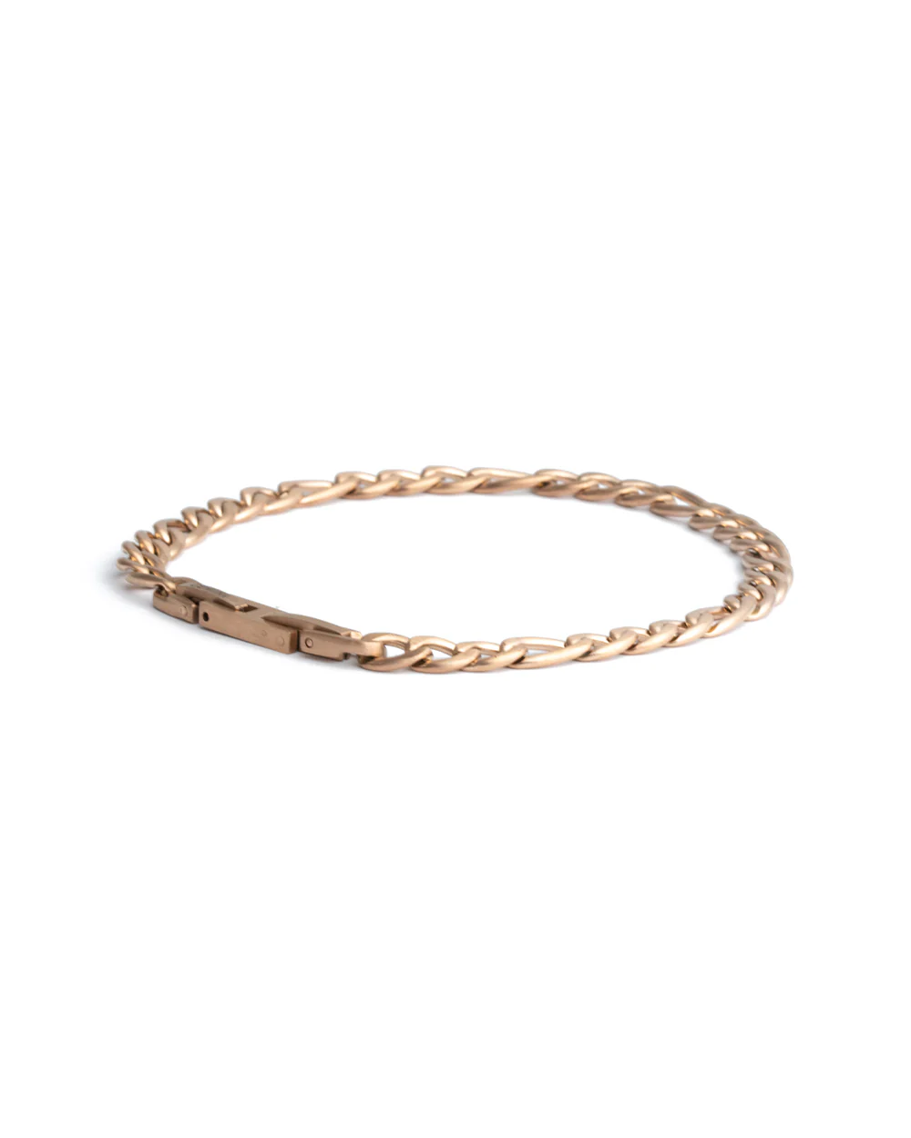 5mm figaro stainless steel chain with bronze plated finish - Image 7